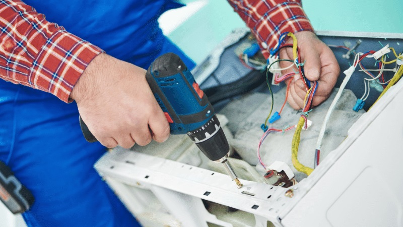 Büyükçekmece Şenocak Şenocak çamaşır makinesi kart tamiri – Su almama arızası orijinal parça ile giderildi. - Teknik servis örneği